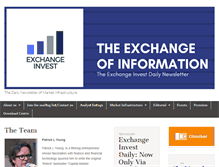 Tablet Screenshot of exchangeinvest.com